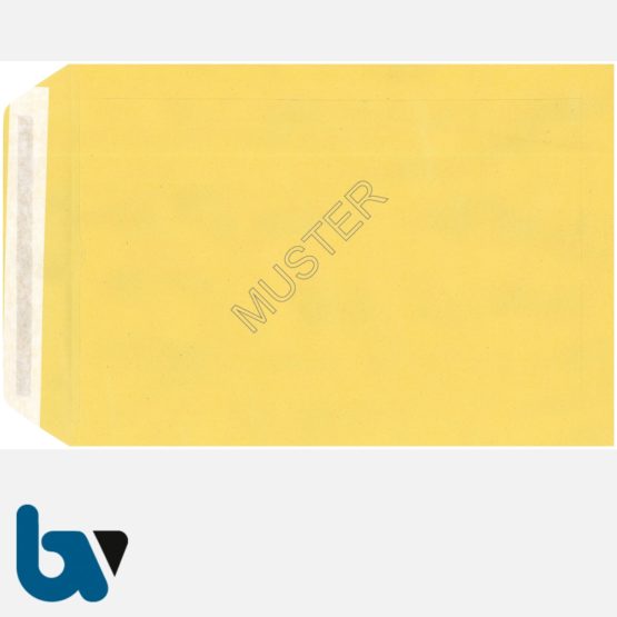 0/102-3 Postzustellungsauftrag - Äußerer Umschlag, DIN B4, ohne Fenster, haftklebend, Rückseite | Borgard Verlag GmbH