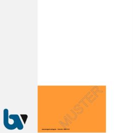 1/685-10.5 Parkausweis zur Ausnahmegenehmigung über Parkerleichterungen NRW orange Modell behinderte Menschen DIN A4 orange perforiert RS | Borgard Verlag GmbH