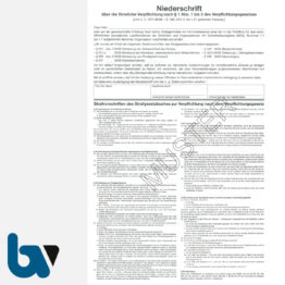 0/460-4 Aufnahme Antrag Feuerwehr Verpflichtungserklärung Niederschrift Verpflichtungsgesetz DIN A4 2-fach RS | Borgard Verlag GmbH
