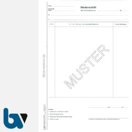 0/463-2 Niederschrift Brandschau Feuerwehr selbstdurchschreibend DIN A4 4-fach | Borgard Verlag GmbH