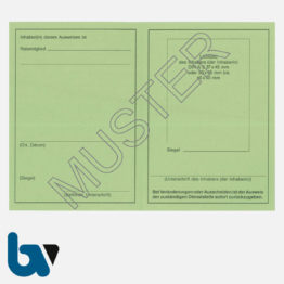0/481-2 Ausweis Ratsmitglied grün Neobond DIN A6-A7 RS | Borgard Verlag GmbH
