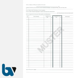 0/704-2 Verdingungsverhandlung Niederschrift Arbeiten Ausschreibung Submission VOB VOL Doppelbogen DIN A4 Seite 2 | Borgard Verlag GmbH