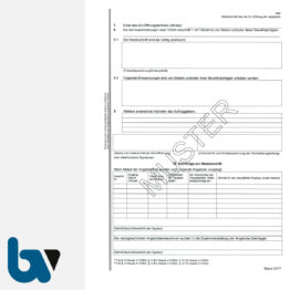 0/704-9 Verdingungsverhandlung Niederschrift Ausschreibung Submission VOB VOL VgV VSVgV Doppelbogen DIN A4 Seite 2 | Borgard Verlag GmbH