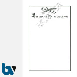 3/177-2e Kondolenz Liste Teilnehmer Trauerfeier Beisetzung Friedhof Verwaltung Hammerschlag Papier Einlage Bogen DIN A4 Seite 1 | Borgard Verlag GmbH
