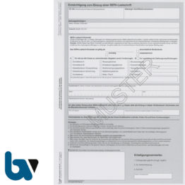 0/848-2 Ermächtigung Einzug SEPA Lastschrift Mandat 2-fach selbstdurchschreibend DIN A4 | Borgard Verlag GmbH