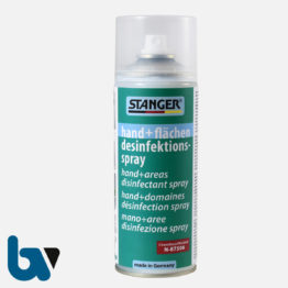 0/520-22 Stanger Spray 400ml Hand Flächen Desinfektion Arbeitsplatzhygiene Schnelle Reinigung Im Büro Großraum Empfangsbereich | Borgard Verlag GmbH