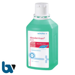 0/520-2 Schülke Desderman Pure 500ml  Desinfektionsmittel Hand Spenderflasche Ethanol Rückfettend Einzelarbeitsplatz Großraumbüro | Borgard Verlag GmbH