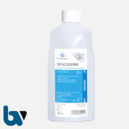 0/520-53 Descoderm Spenderflasche 1000ml Desinfektion Hand Parfümfrei Ethanol Rückfettend Büro Einzelarbeitsplatz Großraum Empfang Warteraum | Borgard Verlag GmbH