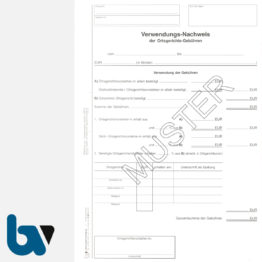 3/187-2 Verwendungs-Nachweis Ortsgerichtsgebühren Ortsgericht Hessen selbstdurchschreibend DIN A4 | Borgard Verlag GmbH