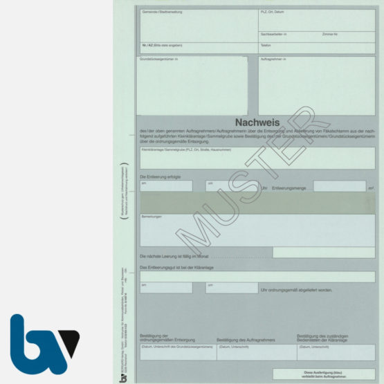 Auftrag und Nachweis zur Entsorgung einer Kleinkläranlage/Sammelgrube – Bild 4