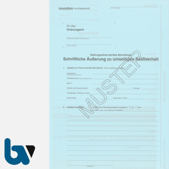 Verwarnung mit Verwarnungsgeld gemäß OWiG – Bild 4