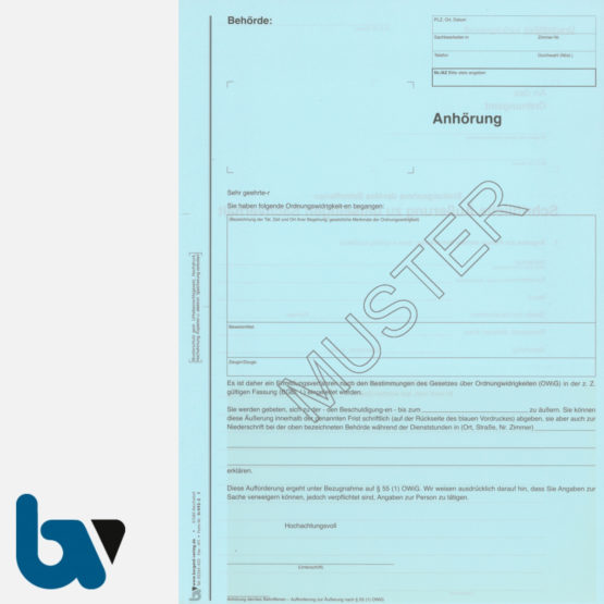 Verwarnung mit Verwarnungsgeld gemäß OWiG – Bild 3