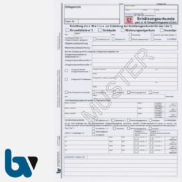 3/186-8 Schätzungsurkunde Ortsgericht Hessen Grundstück Wohnungseigentum Inventar mit Durchschrift Kopie DIN A4 Seite 1 | Borgard Verlag GmbH